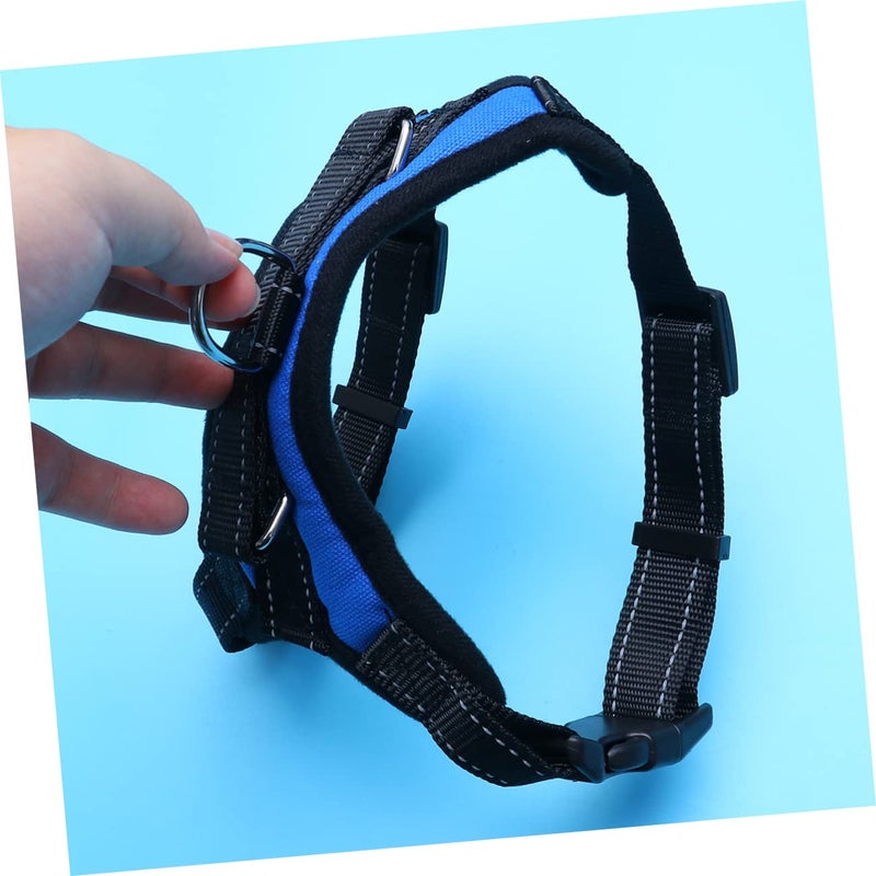 Nylon Dog Vest Adjustable Pet Chest Straps Breathable Design Dual Leash Attachment Points - Image 4