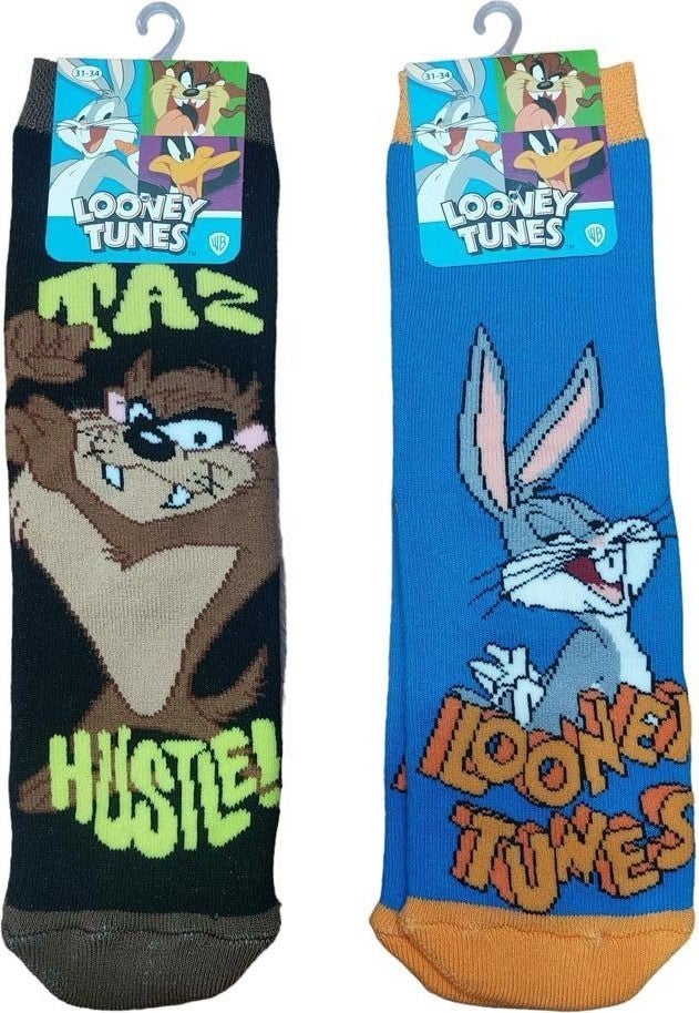 Çimpa 2-Pack Looney Tunes Non-Slip Winter Towel Kids Socks - Image 2