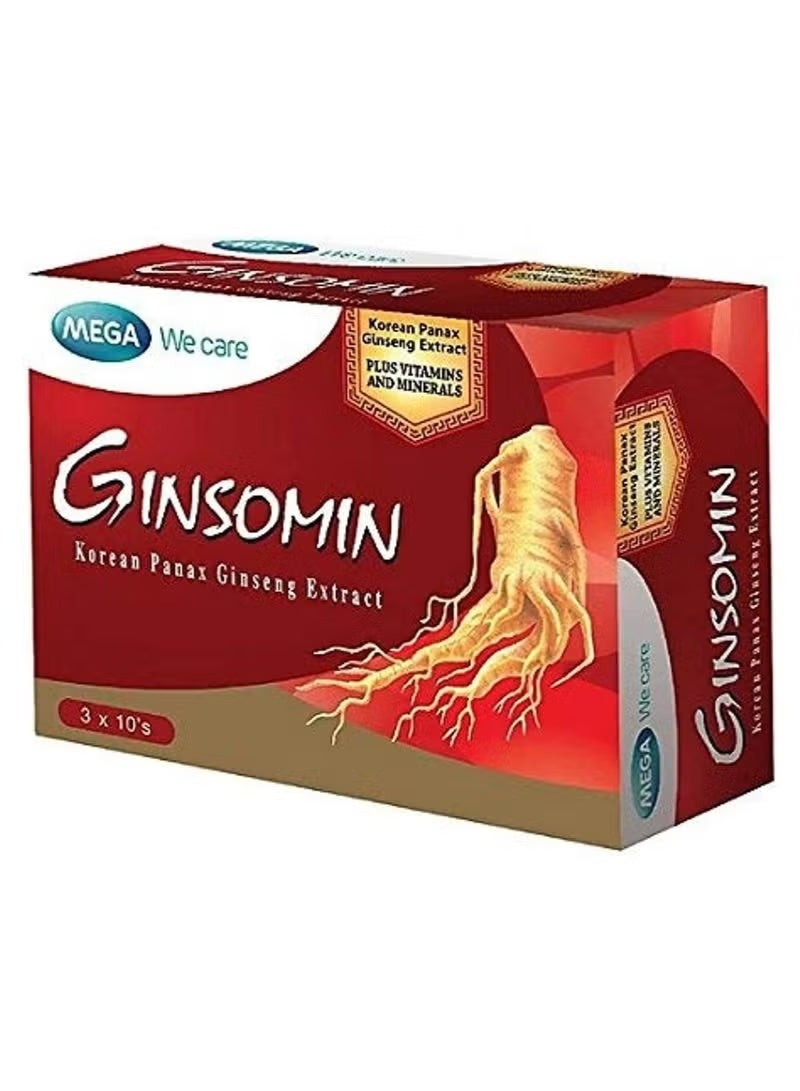 MEGA Ginsomin  Capsules 30'S - Image 2