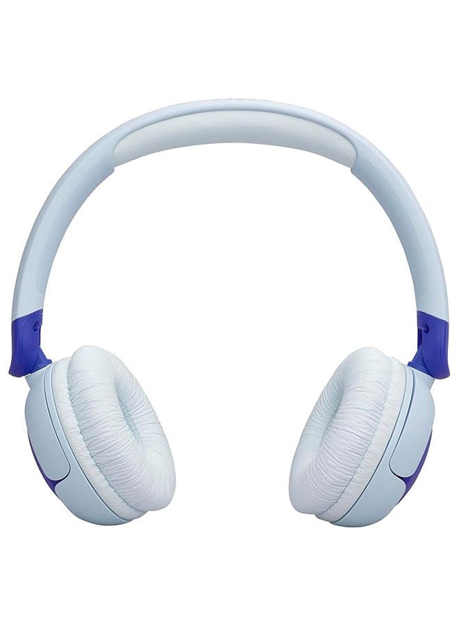 JBL Junior 320 BT Wireless On-Ear Bluetooth Headphones with Built-in Microphone for Kids, 50 Hours Playback, Safe Sound, Low Volume, Easy Operation and Sticker Set - JBLJR320BTBLU Blue - Image 5