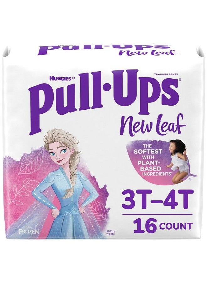 Pull-Ups New Leaf Girlsdisney Frozen Potty Training Pants 3T4T (3240 Lbs) 16 Ct  - Image 2