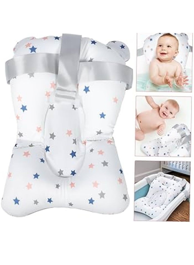 Sybil's Baby Bath Safety Kit, Baby Bath Support Pad 1 pcs, EVA Shower Caps, 3 pcs - Image 2