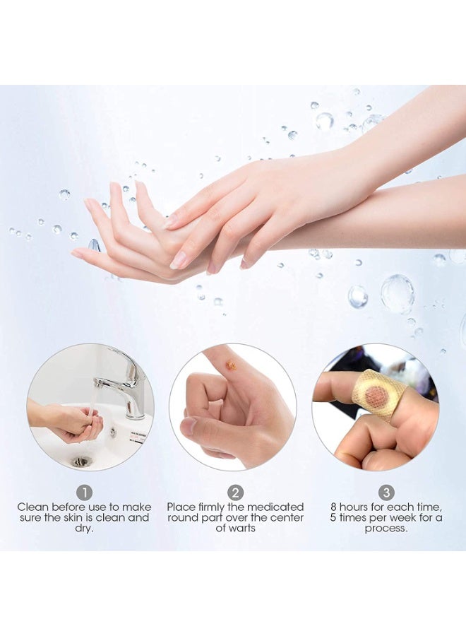 إزالة الذرة تخفيف العلاج علاج الذُرة علاج الألم والقدم الحد الأقصى للقوة خطوة واحدة Plantar Wart Remover Foot Pads, 42Count. - Image 5