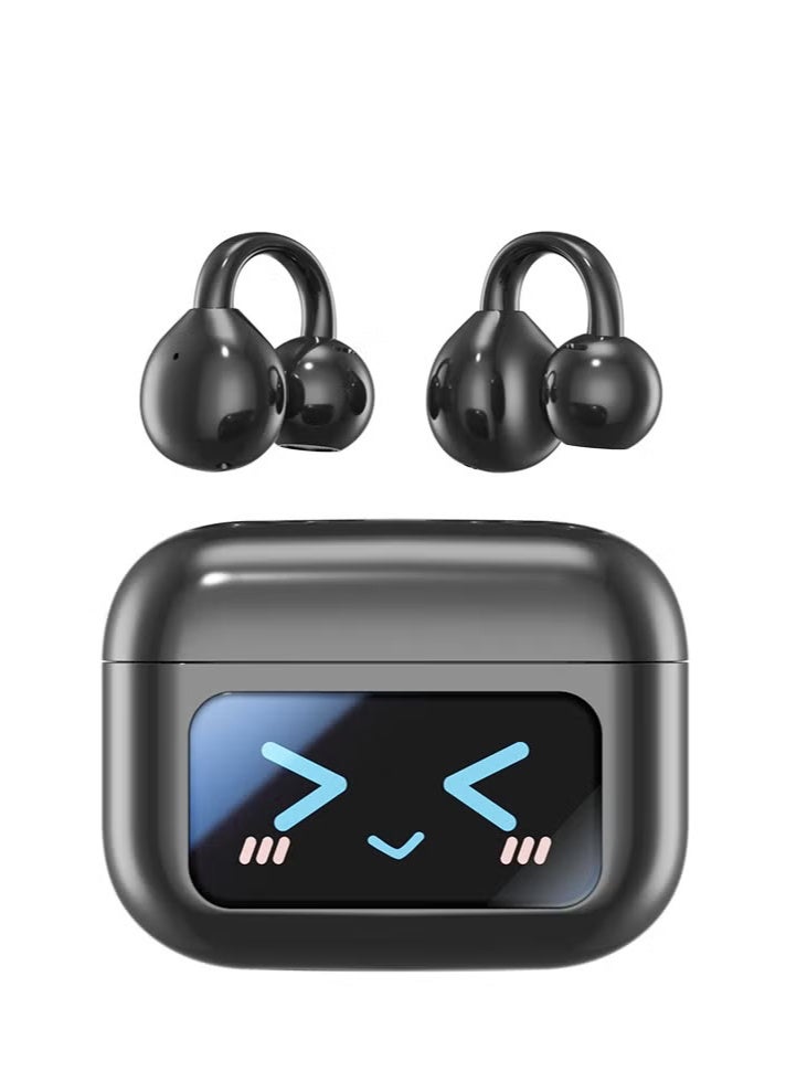 Multi functional touchscreen Bluetooth earphones, clip on bone conduction, intelligent noise reduction, 3D high-definition sound quality, open sound perception, and ultra long sports battery life. - Image 1