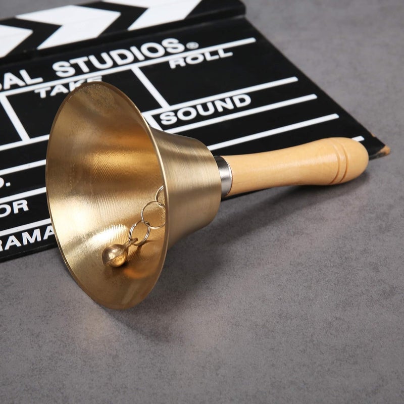 TDOCK Super Loud Solid Brass Hand Call Bell - Image 5