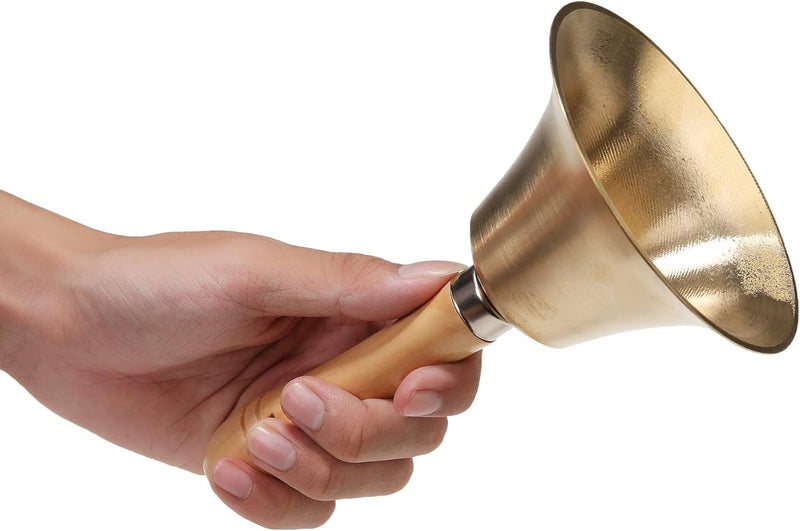 TDOCK Super Loud Solid Brass Hand Call Bell - Image 4