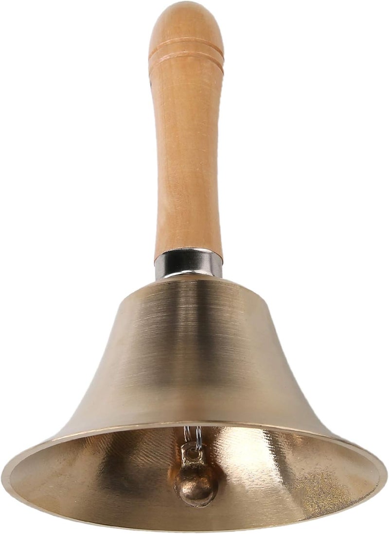 TDOCK Super Loud Solid Brass Hand Call Bell - Image 1