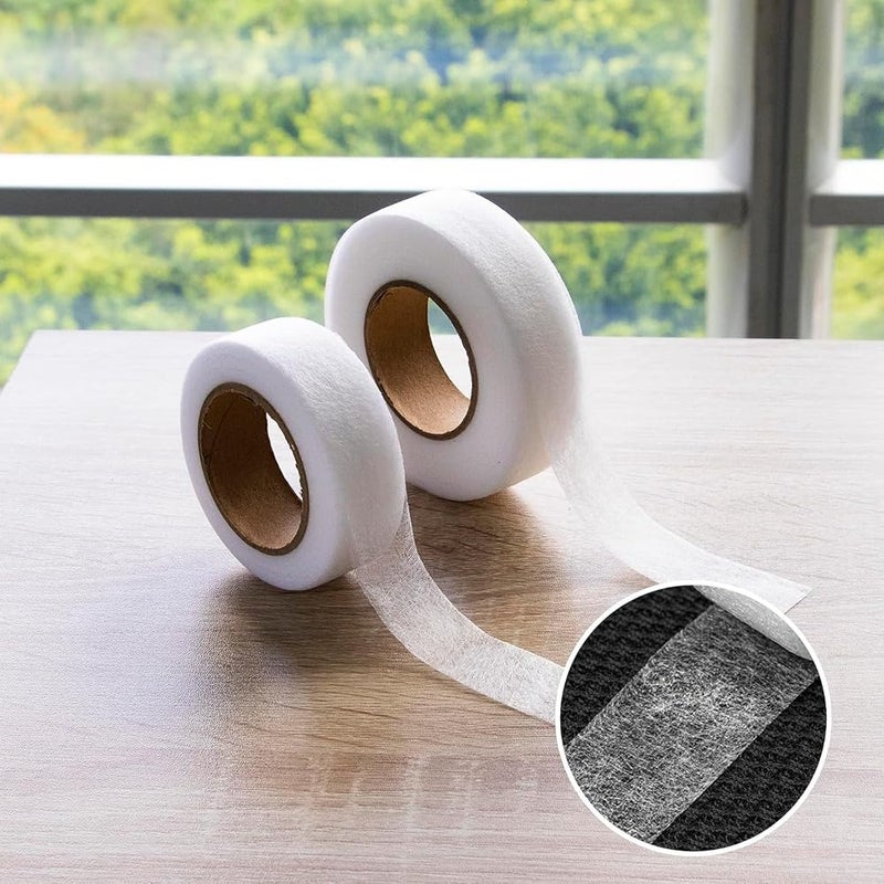 Wawasia Adhesive Fusible Hem Tape, 0.8" Wide, 210 FT Long (2 Rolls) – Iron-On, No Sewing Required, Ideal for Dresses, Pants, Curtains, and Fabric Projects - Image 4