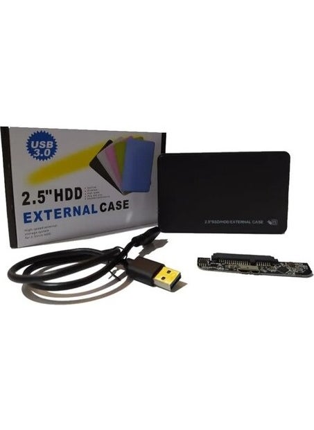 EXTERNAL 2.5'' USB 3.0 Hard Drive Box Black 