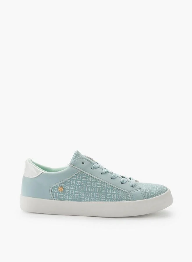 Flora Bella By Shoexpress GREEN Flora Bella Women Monogram Print Sneakers for Women | Best Price UAE