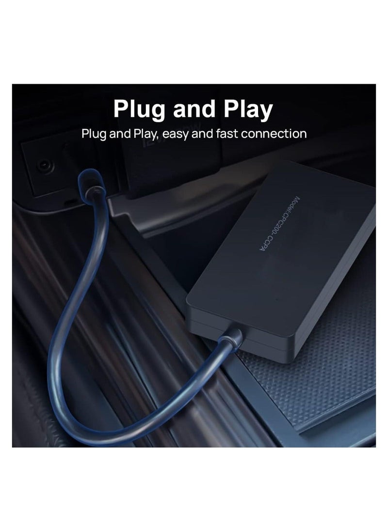 Generic - CarPlay Dongle Adapter, Only for Car with Android Head Unit System 4.4.0+, New Upgrade Version, Built-in APK App, Support Wired/Wireless CarPlay, Wired/Wireless Android Auto, Online Upgrade etc. - Image 1