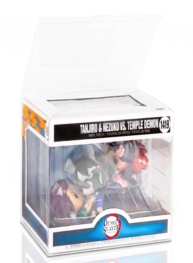 باسكيس علبة حماية من Baskiss مكونة من قطعتين لشخصيات Funko Pop Moments، علبة شفافة فائقة السماكة 0.5 مم، صندوق عرض متين وشفاف تمامًا مع لسان قفل، مقاومة للخدش (2) - Image 1
