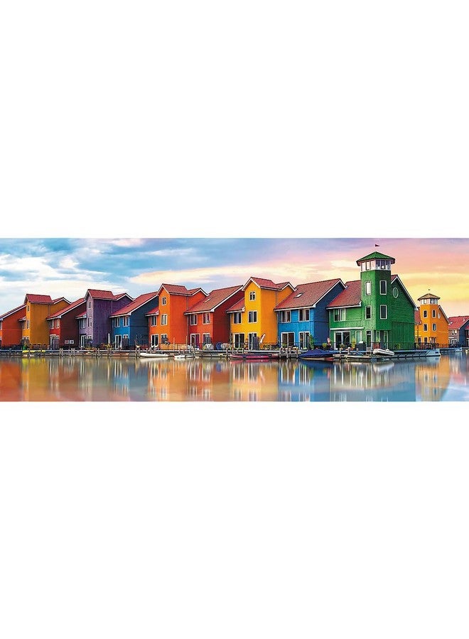 Trefl Panorama Groningen, Netherlands 1000 Piece Jigsaw Puzzle Red 27"x19" Print, DIY Puzzle, Creative Fun, Classic Puzzle for Adults and Children from 12 Years Old - Image 2