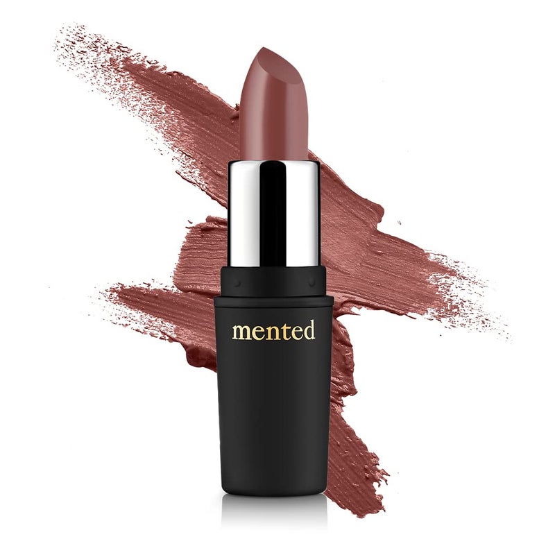 Mented Cosmetics Nude Lipstick for Women SemiMatte LongLasting Lip Stick Moisturizing Vegan Paraben  CrueltyFree Enhances All Complexions Perfect for Everyday Makeup Mented No 5