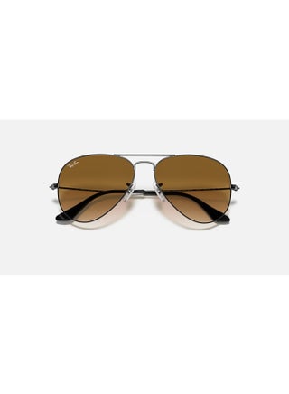 Unisex Aviator Sunglasses - RB3025 004/51 - Lens Size: 58 mm - Gunmetal - view 3