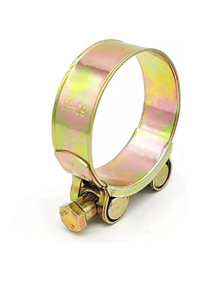 عباسلي مشبك خرطوم على شكل T-Bolt مطلي بالزنك - Image 1