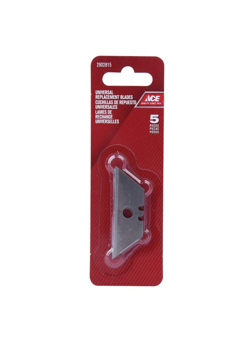 ACE Steel Utility Knife Universal Replment Blade Pack 5pcs 