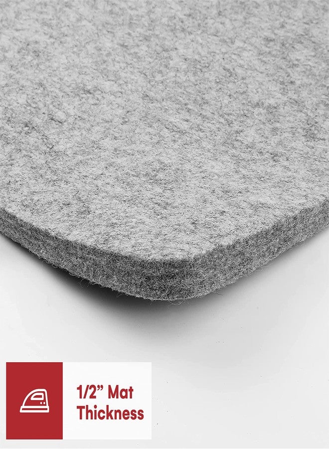 Precision Quilting Tools 17" x 24" Wool Ironing Mat - 100% New Zealand Wool Pressing Pad, Great for Travel and Quilting! - Image 2