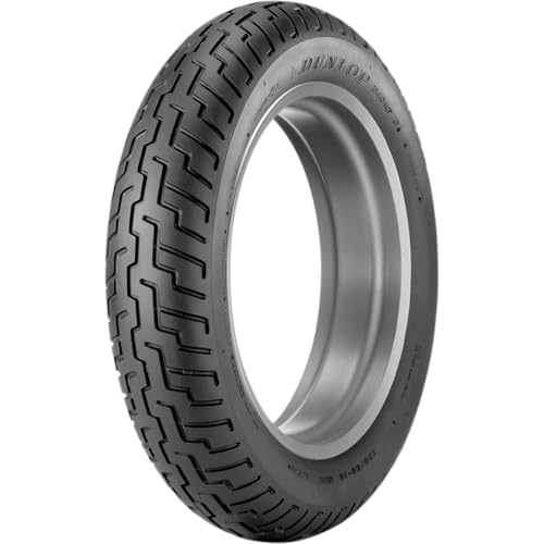 Dunlop D404 Front Motorcycle Tire 100/90-19 (57H) Black Wall - Fits: BMW F650 1997-1999 - Image 2