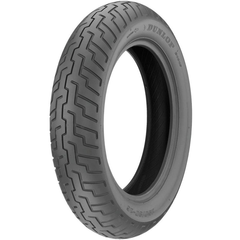 Dunlop D404 Front Motorcycle Tire 100/90-19 (57H) Black Wall - Fits: BMW F650 1997-1999 - Image 4