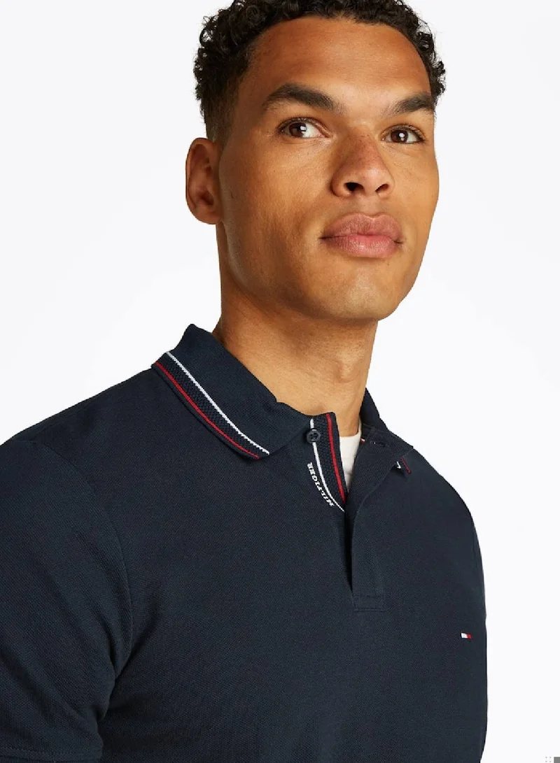 TOMMY HILFIGER Regular Fit Tipped Collar Polo Shirt