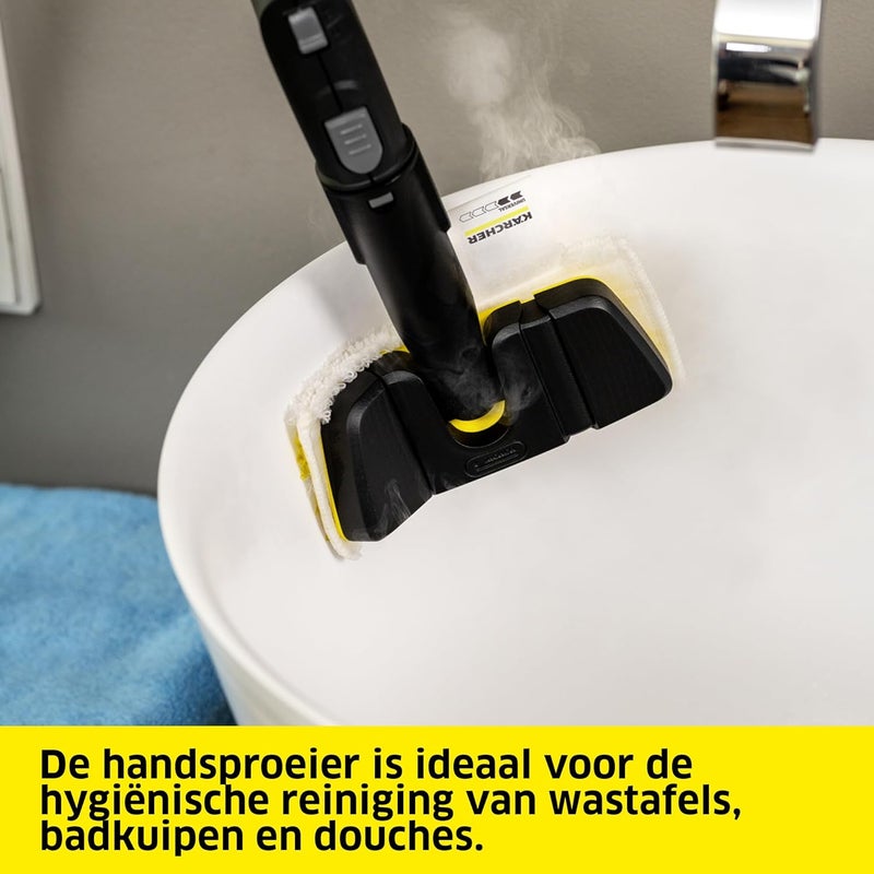 Kärcher Flexible Hand Nozzle Accessories for Steam Cleaner Steam Cleaner for Bathtubs Sink Curved Surfaces Black General standard compliant quality - Image 4
