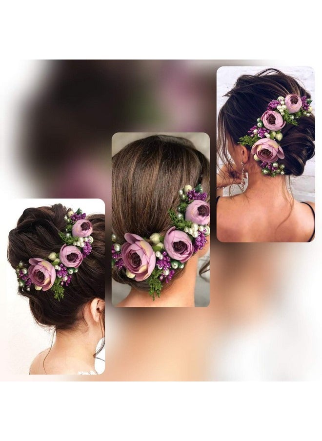 2170 Artificial Rose Flowers Hair Vein, Women Hair Accessories, Hair Pins For Girls- Purple - pzsku/Z514FC1B6B1DE17E7688EZ/45/_/1733730095/043f901f-d2ef-4252-bf5c-33dc5e7f3d77