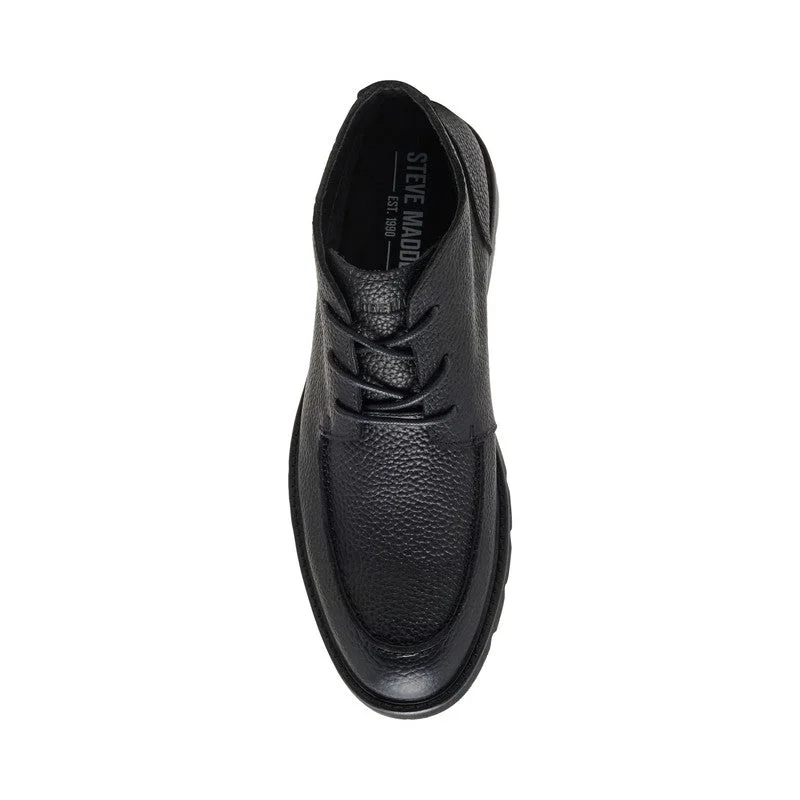 STEVE MADDEN  Gryffin Textured Lace-Up Boots for Men | Best Price UAE