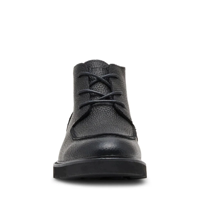 STEVE MADDEN  Gryffin Textured Lace-Up Boots for Men | Best Price UAE