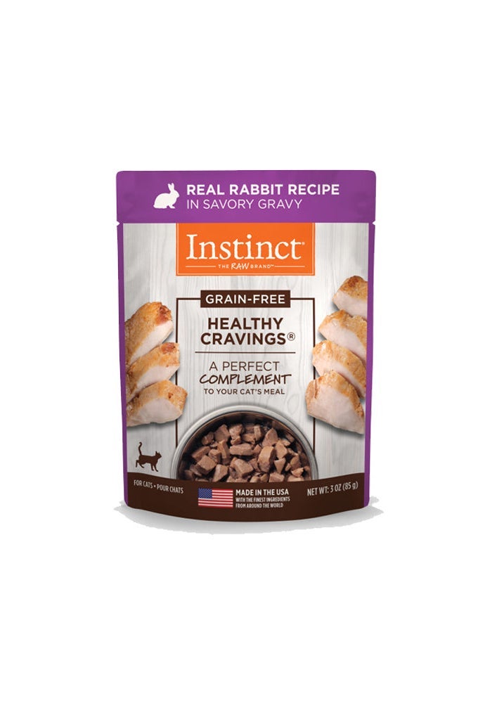 Instinct Healthy Cravings Rabbit Wet Cat Food - 3OZ - Image 1