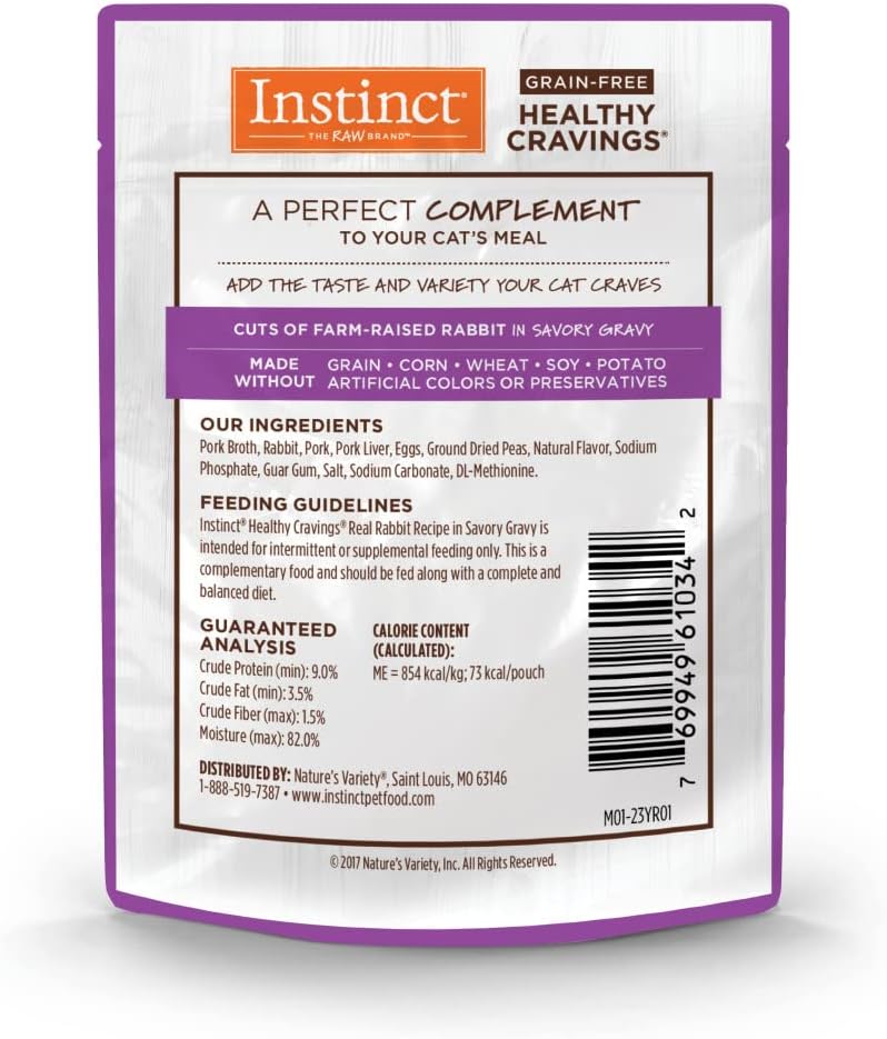 Instinct Healthy Cravings Rabbit Wet Cat Food - 3OZ - Image 2