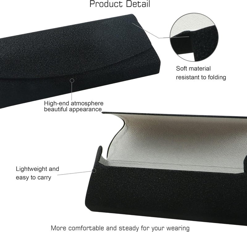 VisionGlobal Hard Shell Eyeglass Case for Eyeglasses and Sunglasses for Men/Women and Kids - Image 2