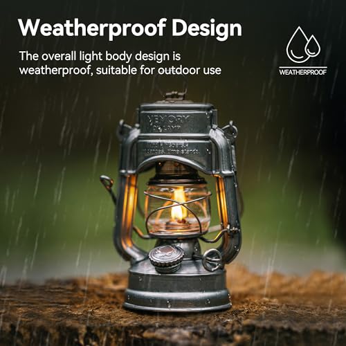 Thous Winds Oil Burning Lanter, Outdoor Windproof Kerosene Lamp, Hanging Fuel Lantern for Camping Patio Outdoor - Image 2