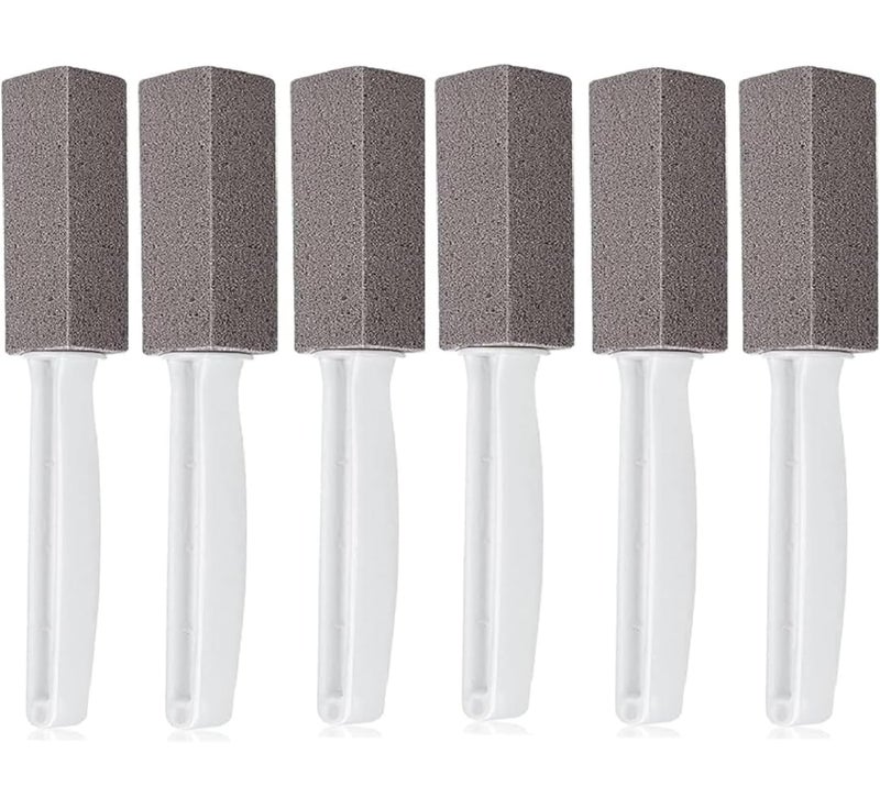 DABHI ENTERPRISE Pumice Cleaning Stone with Handle Toilet Bowl Cleaner with Extra Long Handle Hard Water Ring Remover Suitable for Cleaning Toilet Bathtubs Kitchen Sink Stove Pumice Stone 6 - Image 1