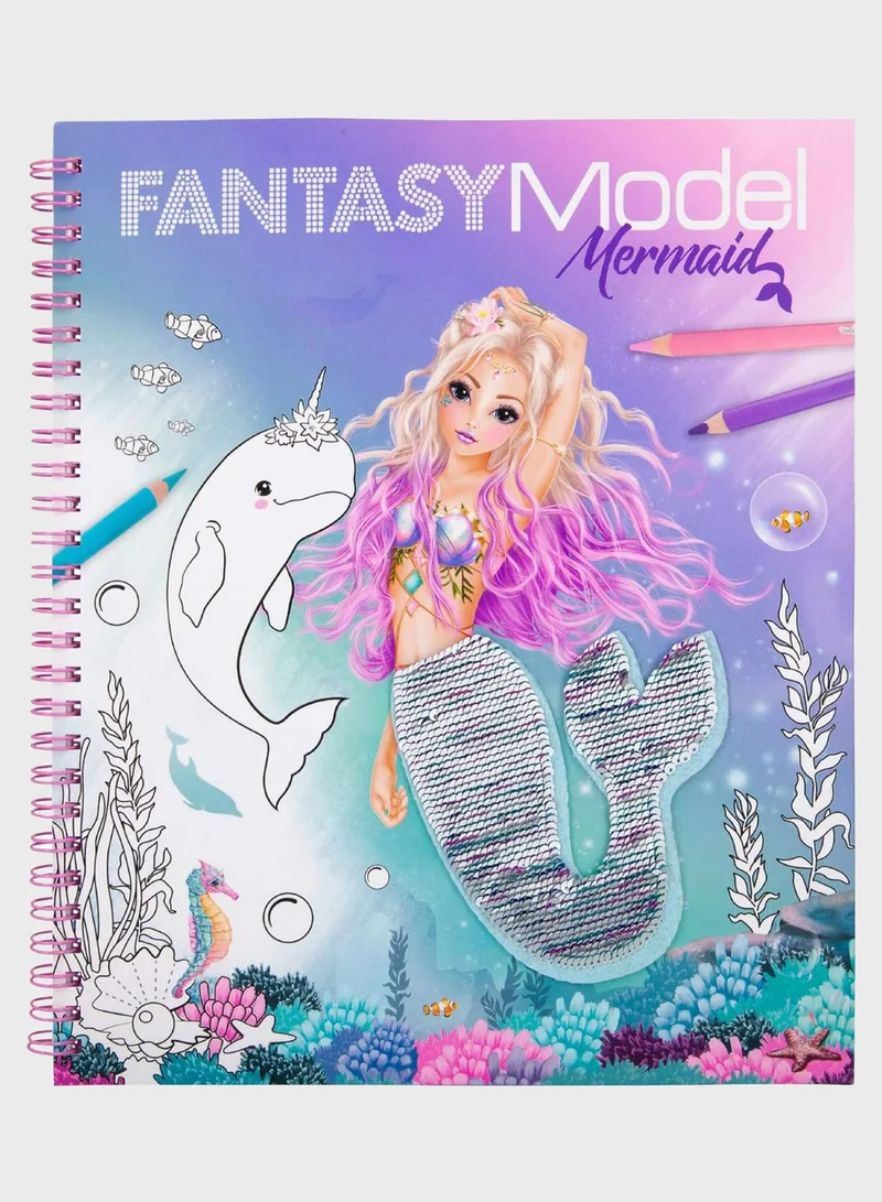 Top Model Fantasy Model Reversel Colouring Book