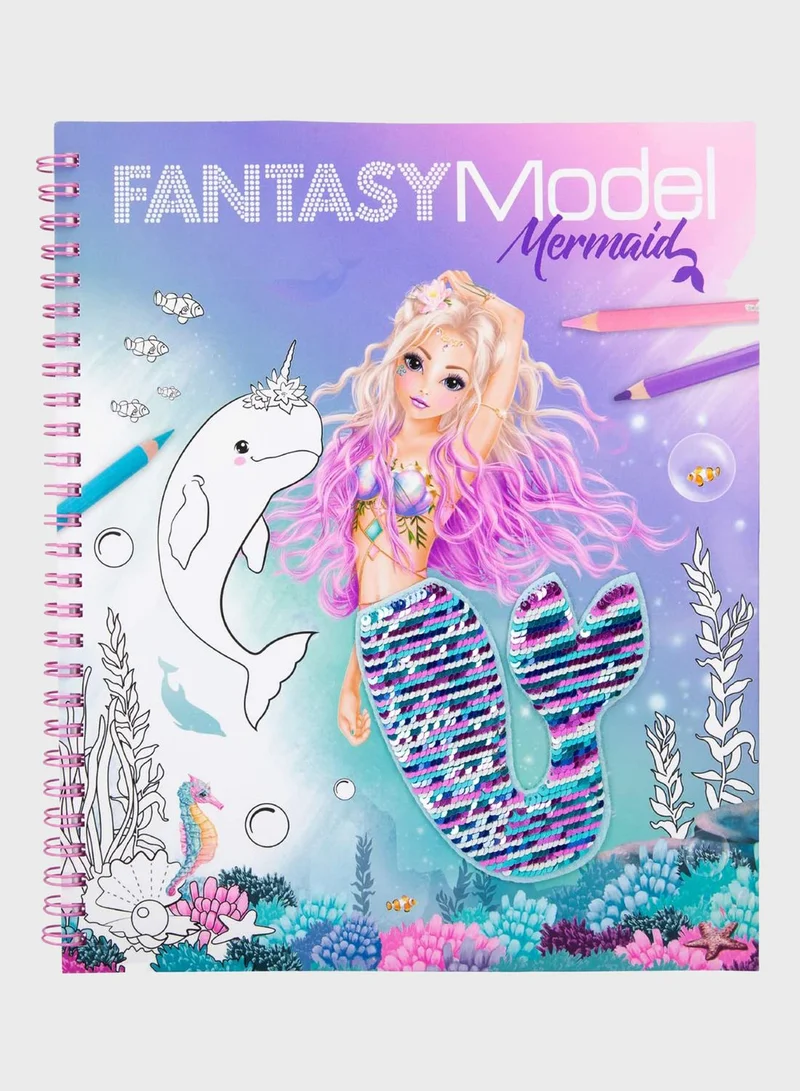 Top Model Fantasy Model Reversel Colouring Book