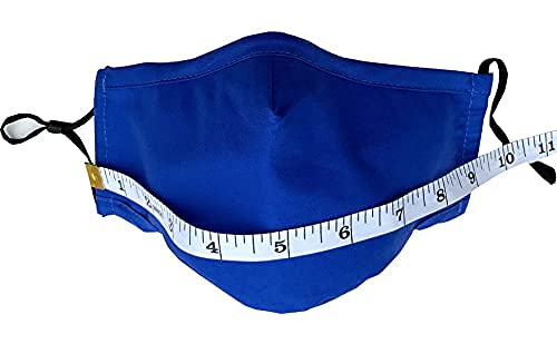 Xchime Cloth Face Mask,Made in USA,Washable Reusable,breathable with Adjustable Ear Loops, Nose Wire and Filter Pocket, 3-layer Cotton fabrics, for teen girls, boys, men or women 5-Pack - Image 5