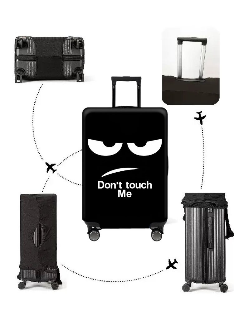 TNGames Thickened & High-Elasticity Luggage Cover (Fits 18-29 Inch Suitcases) + Free Macaron Apple Green PVC Luggage Tag | Dustproof & Scratch-Resistant | Quick Airport Identification  - Image 4