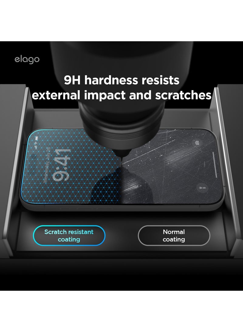 Elago Privacy Tempered Glass for iPhone 16 Pro MAX (2024) Screen Protector - [1 Pack] - Image 4