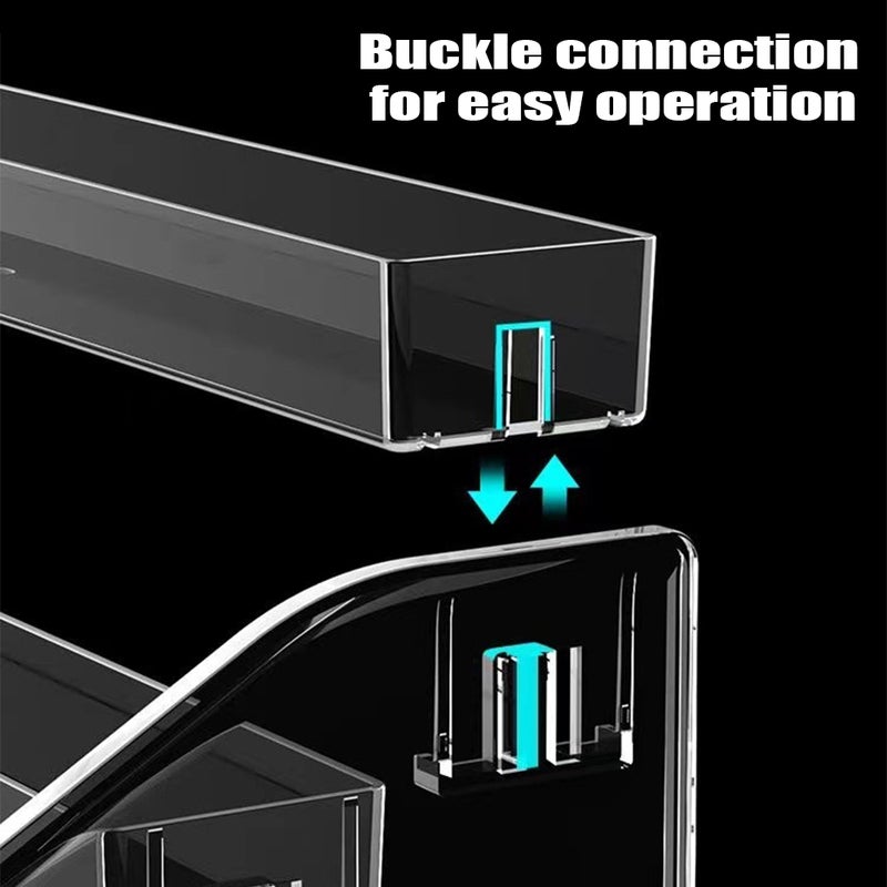 Acrylic Card Display Stand Rack Shelf Organizer For PSA Trading Baseball Card(tk/temu self-pickup orders) - Image 2