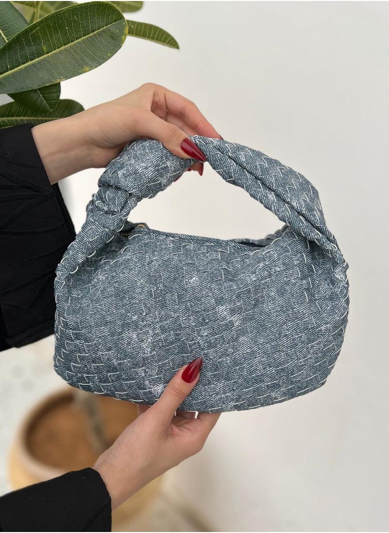 Generic - Twisted jeans handbag - Image 1