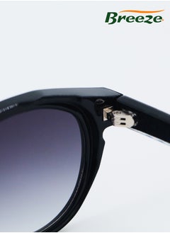 Breeze Women's Fashion Leisure Sunglasses Eye UV Protection Round frame  Gradient grey eyewear  - Image 5