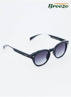 Breeze Women's Fashion Leisure Sunglasses Eye UV Protection Round frame  Gradient grey eyewear  - Image 2