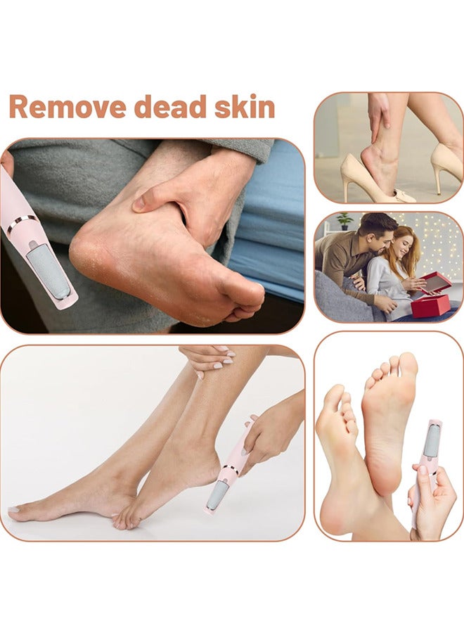 JIEZM Electric Foot Callus Remover,Electric Callus Remover Professional Pedicure Tool with 2 Gears,Foot File, Scrubber Pedicure Tools for Cracked Heels Dead Skin, Exfoliating Heel Files for Feet Care  - Image 3