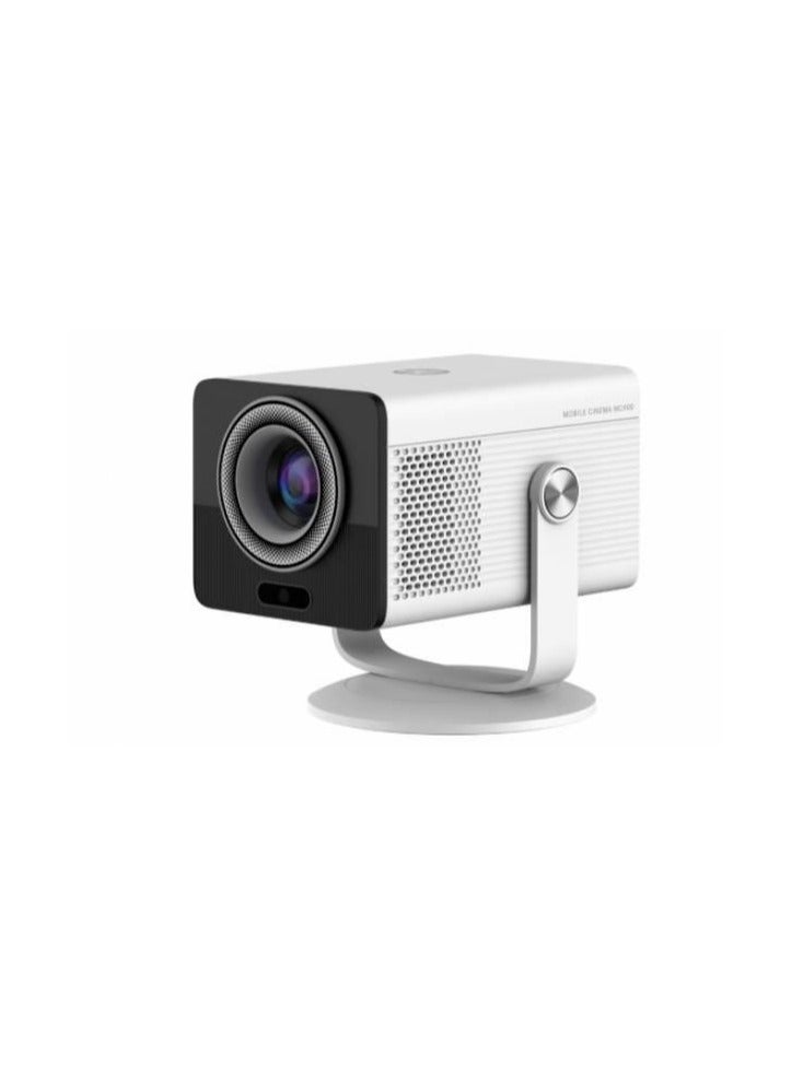 Merlin HD Smart Projector 720p with Wireless Screen Mirroring for iOS & Android, 90” Display, Built-in Apps, WiFi Connectivity, Portable Swivel Design – MC400 MC400 black