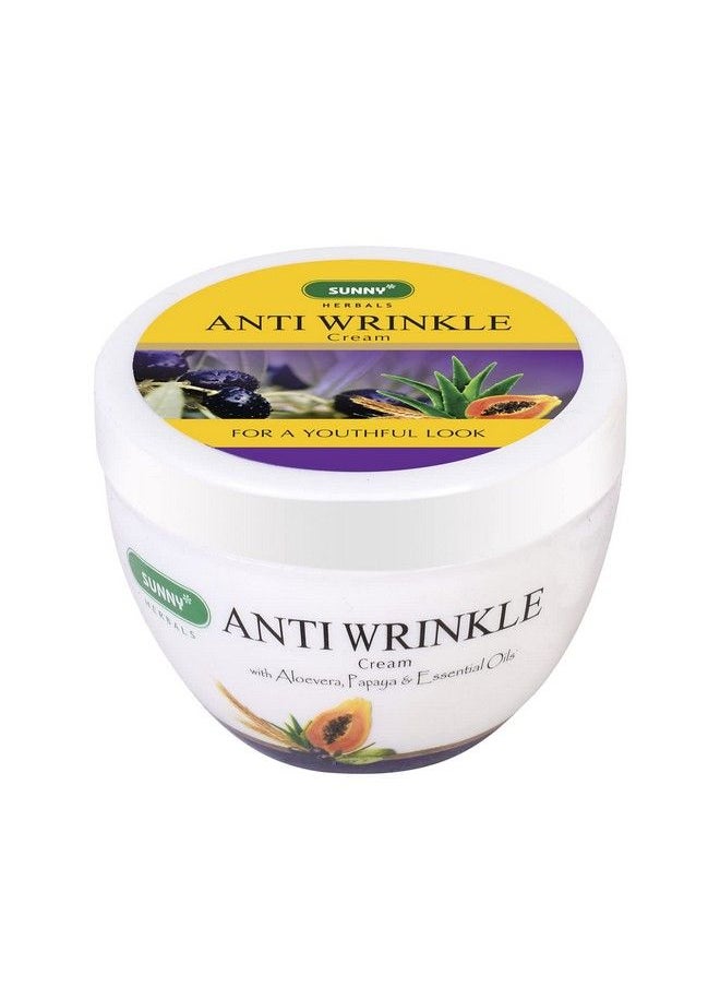 Sunny Anti Wrinkle Cream Blend Of Vitamins Essential Oil & Herbal Extracts ; Prevents Degeneration Maintains Skin Elasticity ; Deep Skin Hydration ; Keeps Skin Toned & Supple ; 125Gm  - Image 2
