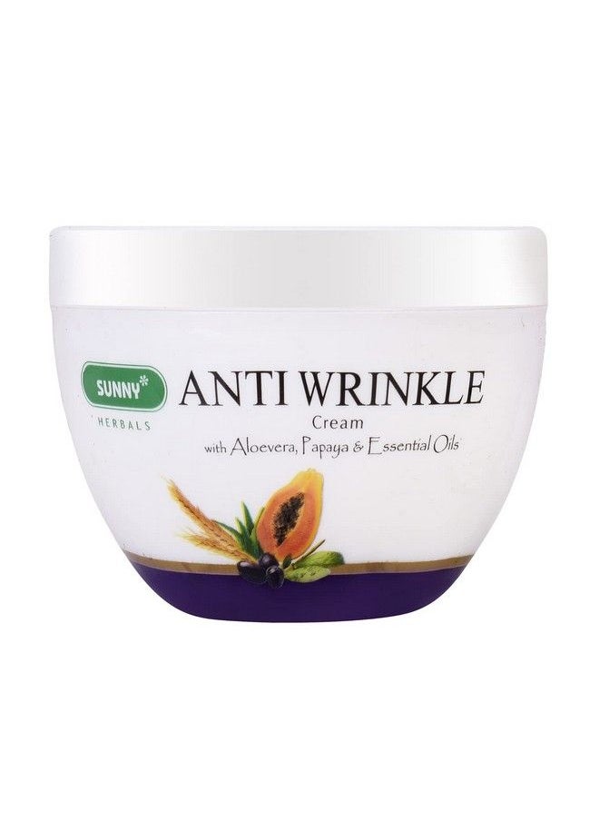 Sunny Anti Wrinkle Cream Blend Of Vitamins Essential Oil & Herbal Extracts ; Prevents Degeneration Maintains Skin Elasticity ; Deep Skin Hydration ; Keeps Skin Toned & Supple ; 125Gm  - Image 3