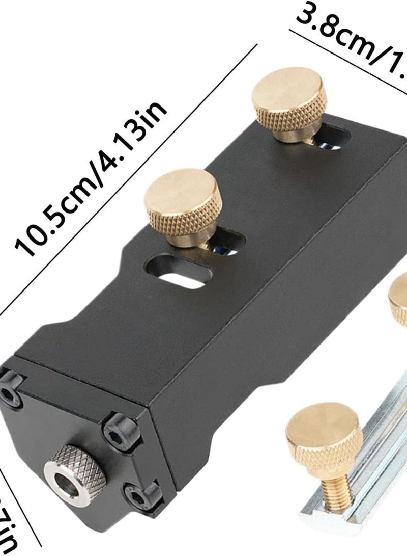GGOOT Drill Straight Hole Jig | Hardware Punching Position Tool | Home Use Aluminum Profile Drill Guide Punch Locator Tool for Straight Holes  - Image 5