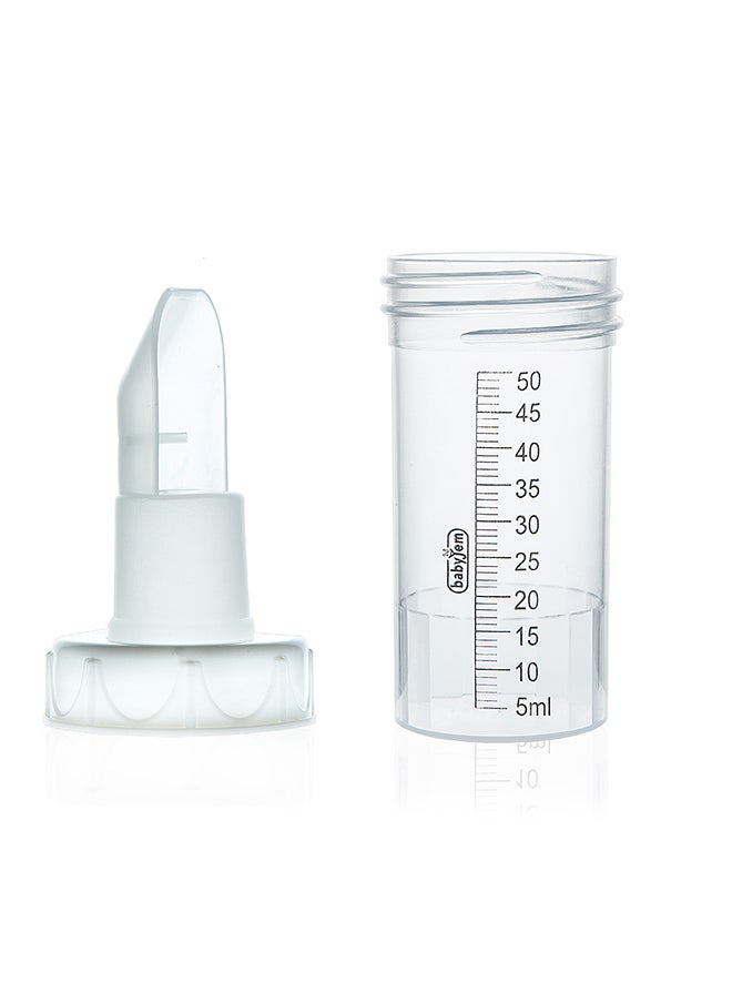 BabyJem Breast Milk Spoon 0 Months+, Natural Feeding Solution for Newborns - Track Milk Intake With Transparent Bottle - Easy Feeding With Soft Spoon  - Image 3