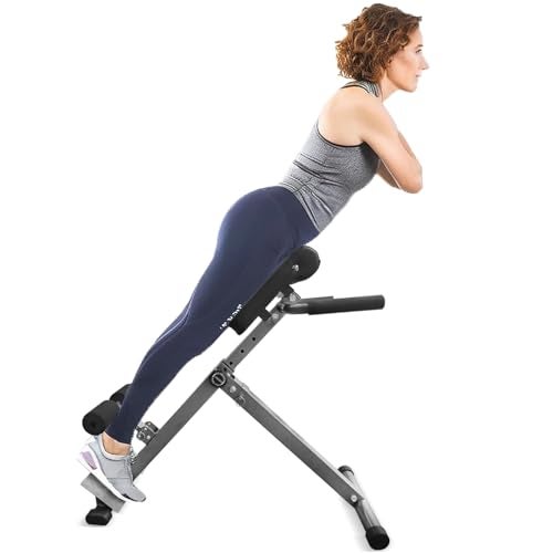 Houbos Hyperextension Roman Chair - Adjustable Bench Foldable Exercise Bench Back Extension Machine Roman Chair Exercise Equipment for Home - Image 2